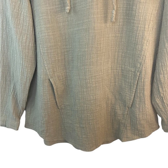 J Jill Perfect Pure Jill Textured Hoodie Size Medium Petite M P - Picture 5 of 8